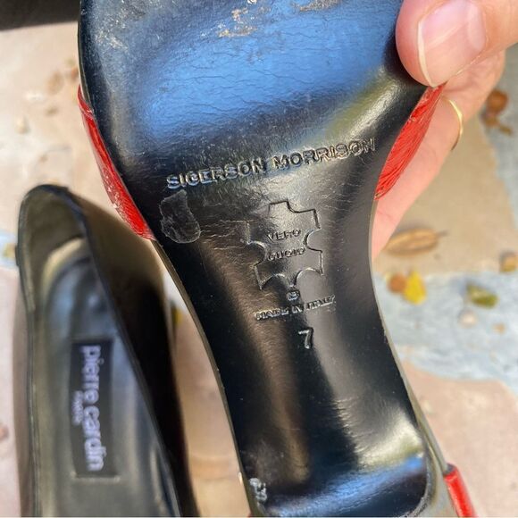 Sigerson Morrison patent leather high heel sandals size 7 - Picture 10 of 13